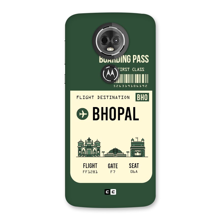 Bhopal Boarding Pass Back Case for Moto E5 Plus