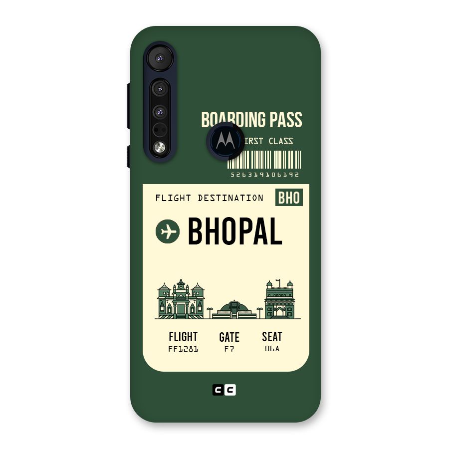 Bhopal Boarding Pass Back Case for Motorola One Macro