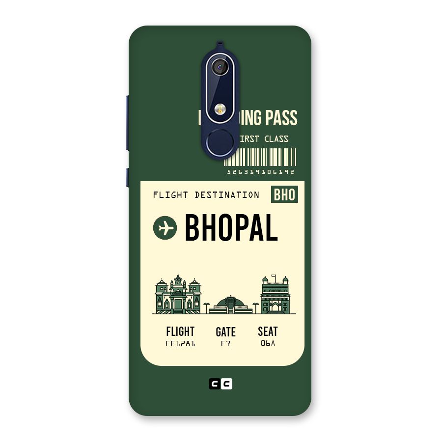 Bhopal Boarding Pass Back Case for Nokia 5.1