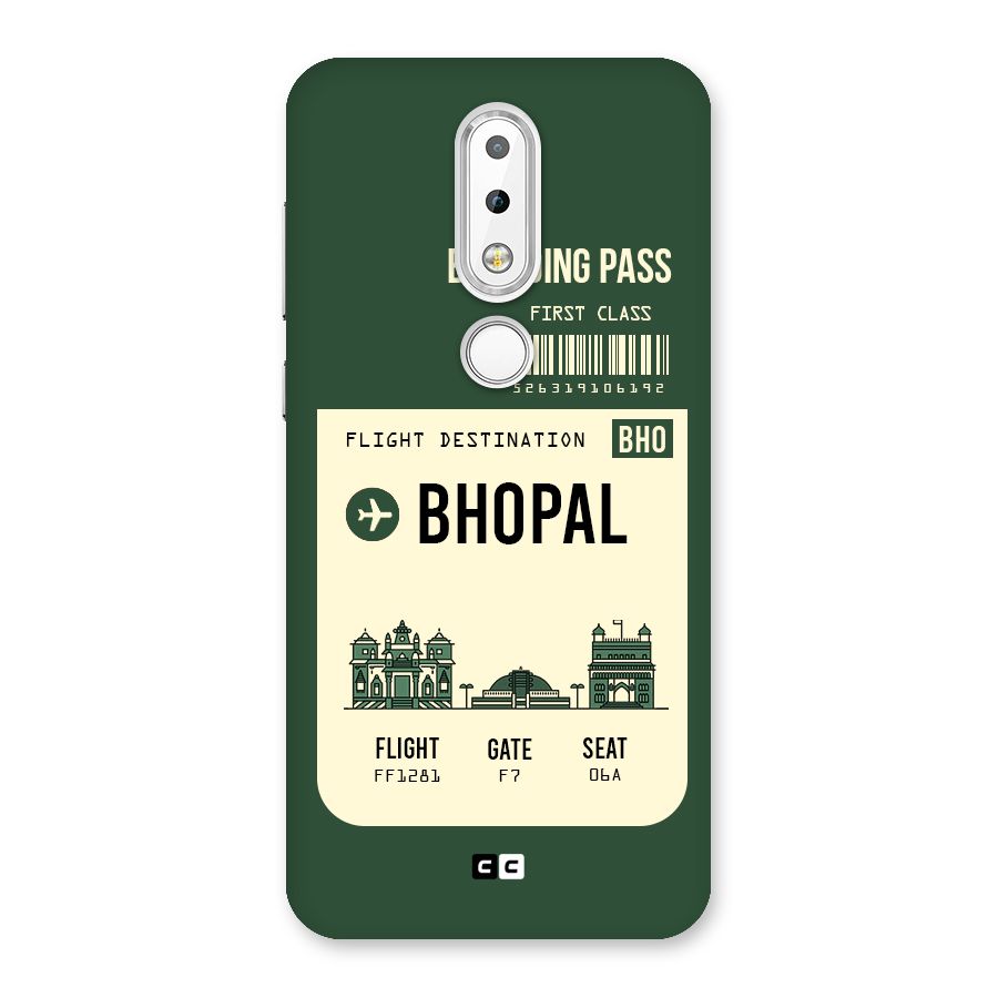 Bhopal Boarding Pass Back Case for Nokia 6.1 Plus