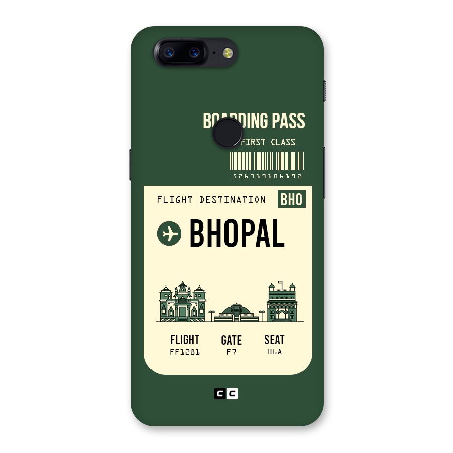 Bhopal Boarding Pass Back Case for OnePlus 5T