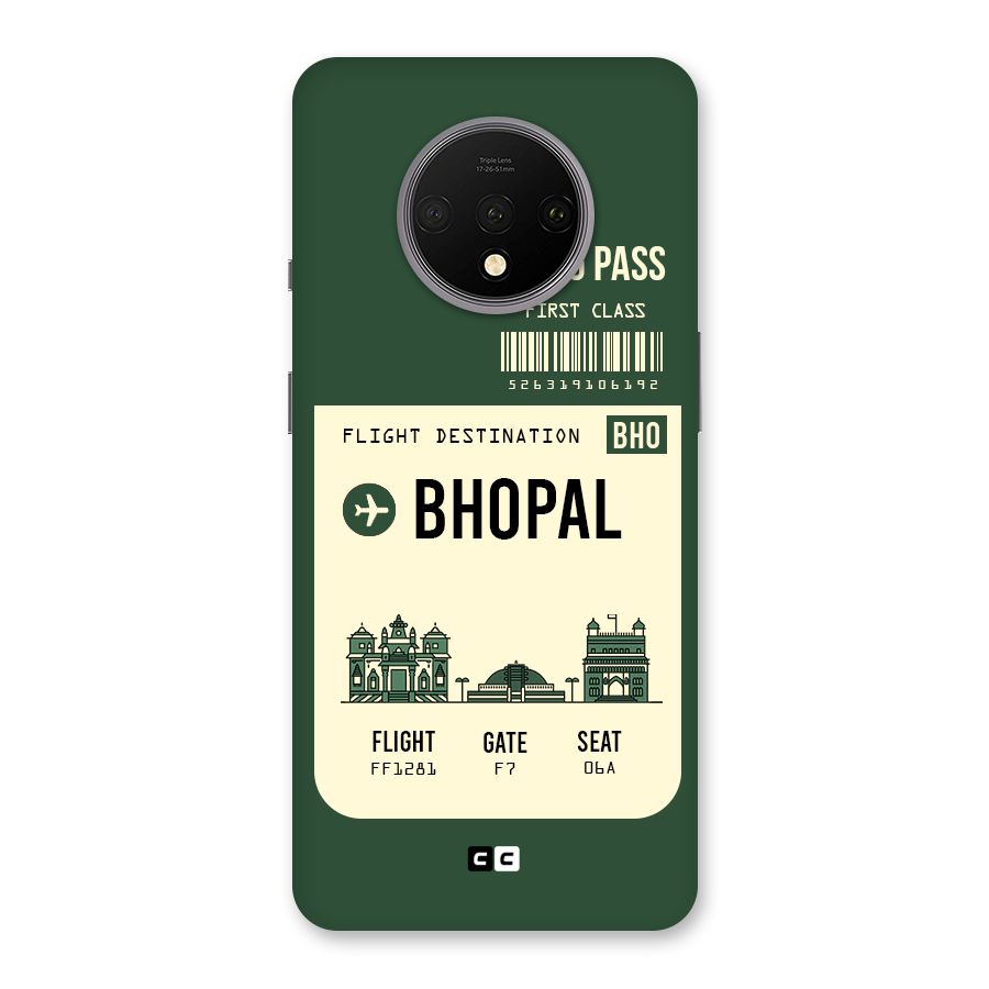 Bhopal Boarding Pass Back Case for OnePlus 7T