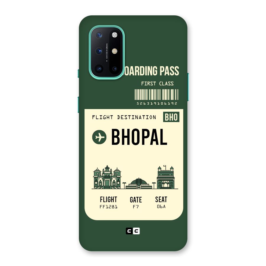 Bhopal Boarding Pass Back Case for OnePlus 8T