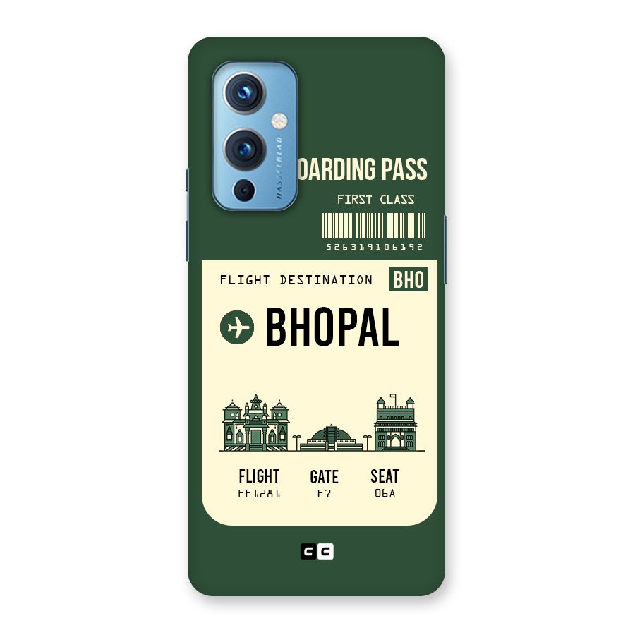 Bhopal Boarding Pass Back Case for OnePlus 9