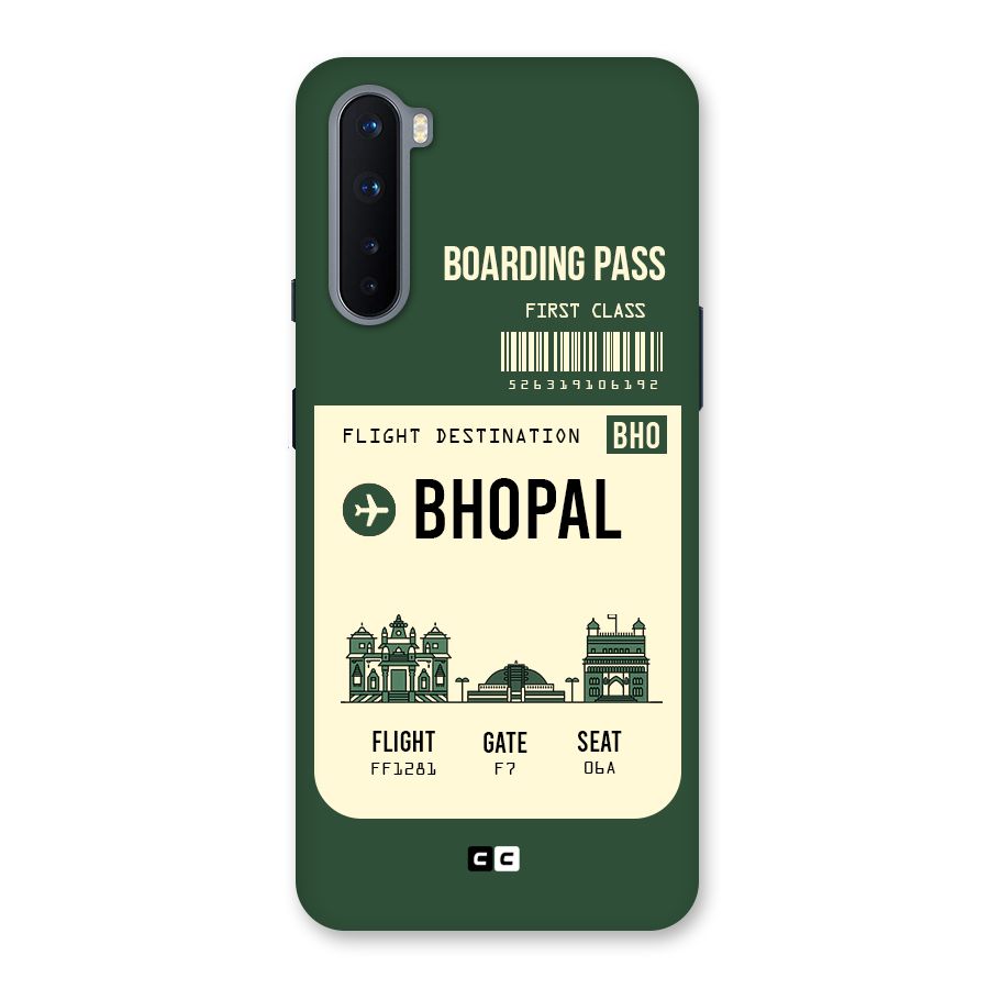 Bhopal Boarding Pass Back Case for OnePlus Nord