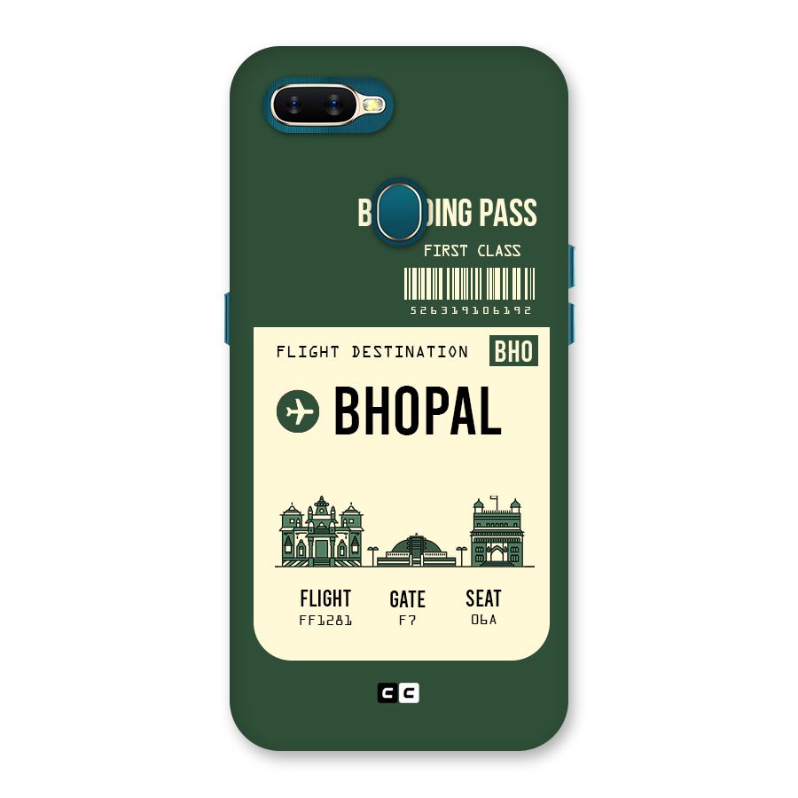 Bhopal Boarding Pass Back Case for Oppo A11k