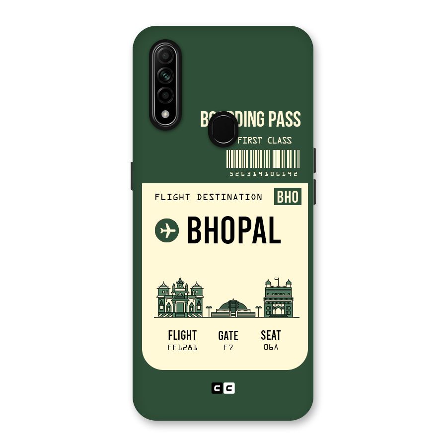 Bhopal Boarding Pass Back Case for Oppo A31
