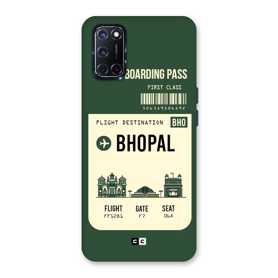 Bhopal Boarding Pass Back Case for Oppo A52