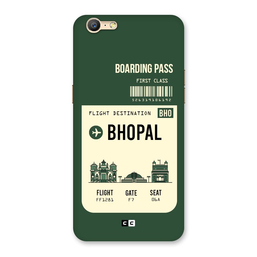 Bhopal Boarding Pass Back Case for Oppo A57