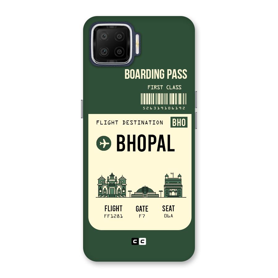 Bhopal Boarding Pass Back Case for Oppo F17