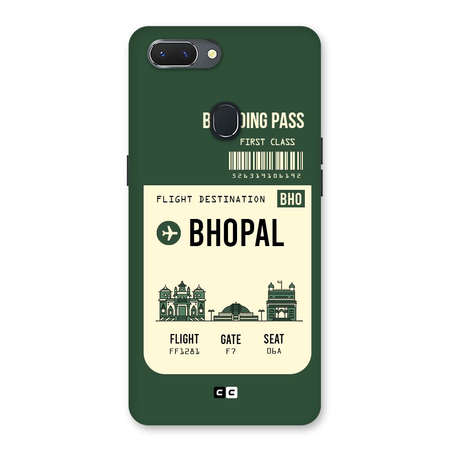 Bhopal Boarding Pass Back Case for Oppo Realme 2