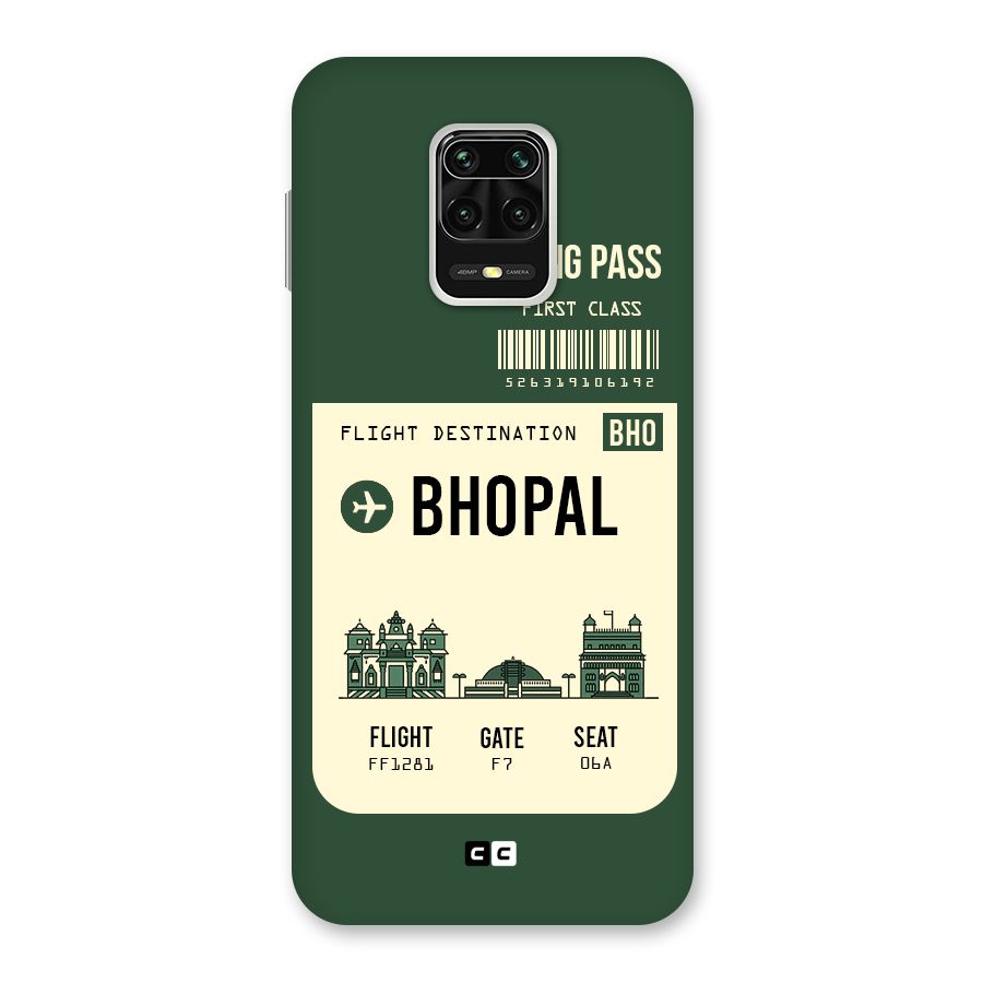 Bhopal Boarding Pass Back Case for Poco M2 Pro