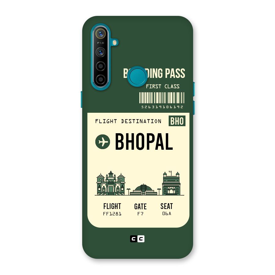 Bhopal Boarding Pass Back Case for Realme 5i