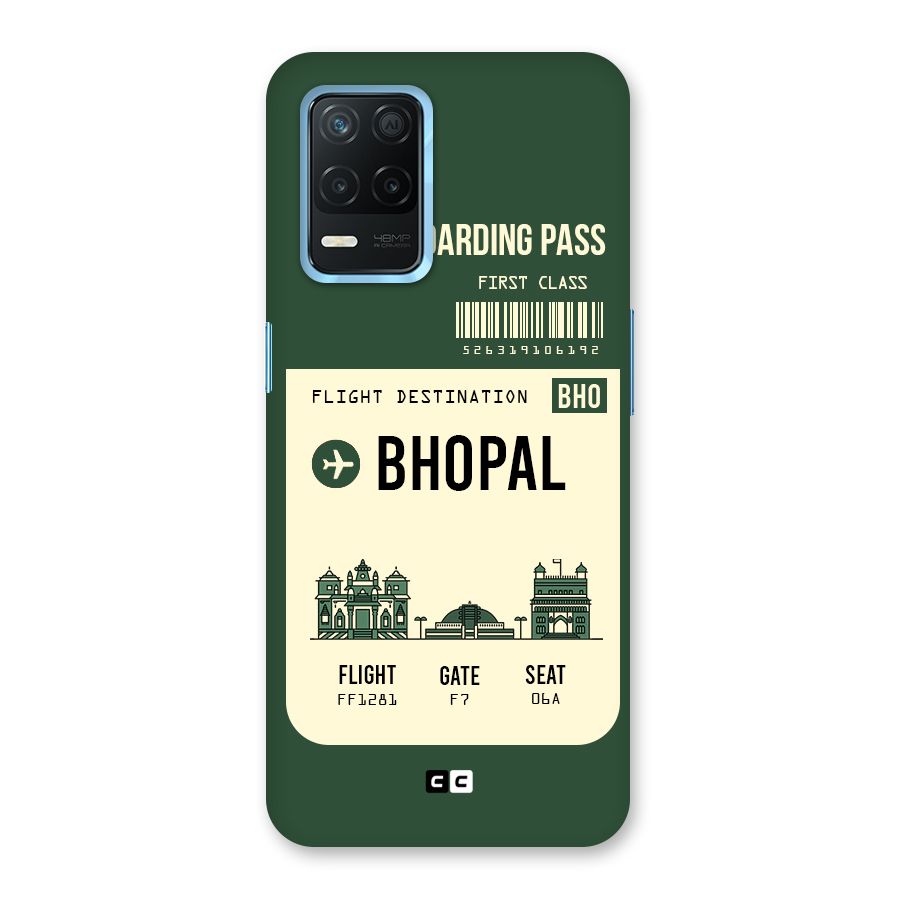 Bhopal Boarding Pass Back Case for Realme 8 5G
