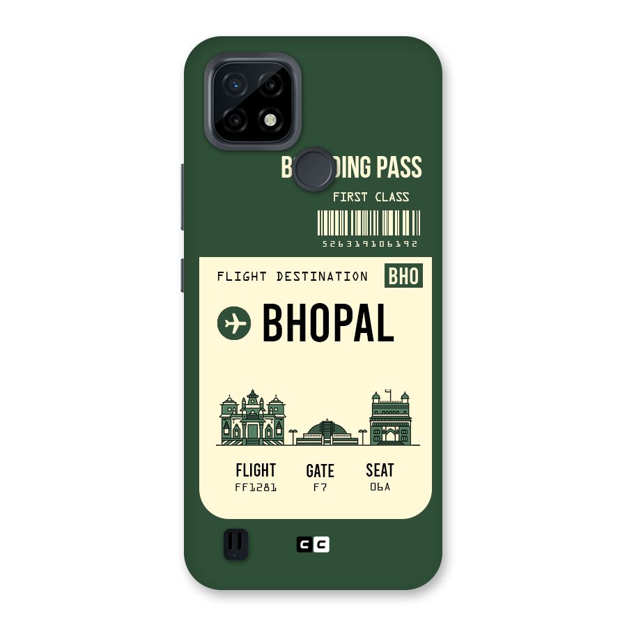 Bhopal Boarding Pass Back Case for Realme C21