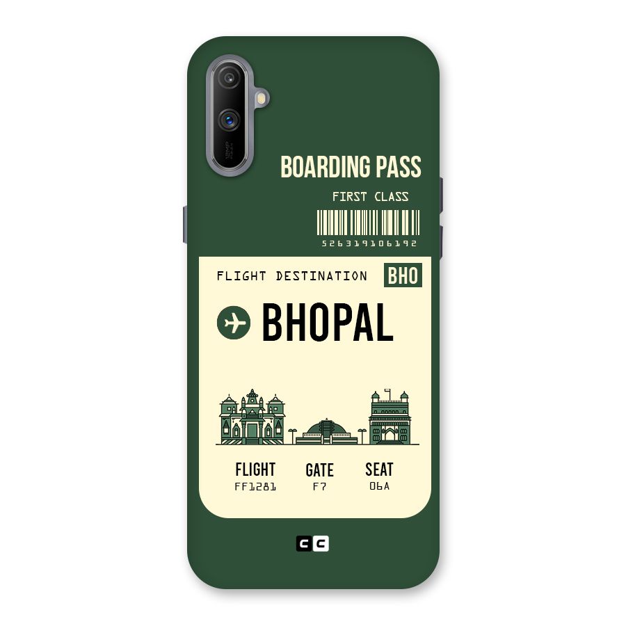 Bhopal Boarding Pass Back Case for Realme C3