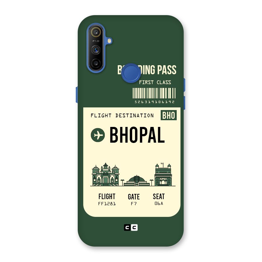 Bhopal Boarding Pass Back Case for Realme Narzo 10A