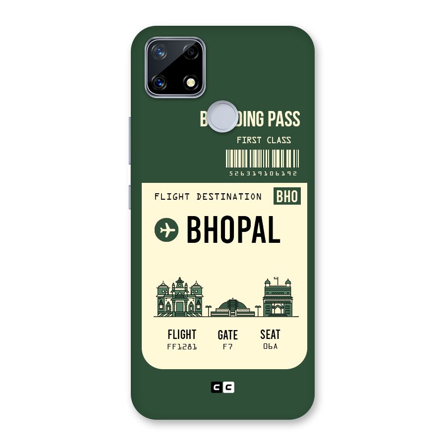Bhopal Boarding Pass Back Case for Realme Narzo 20