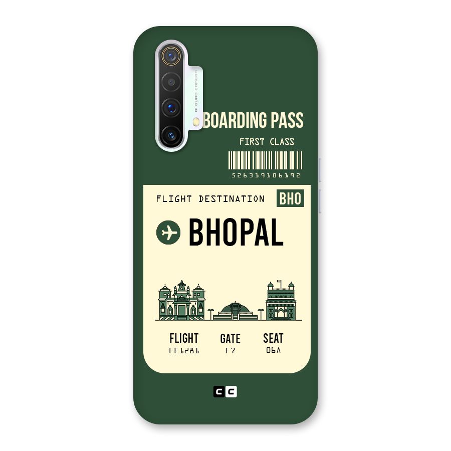 Bhopal Boarding Pass Back Case for Realme X3
