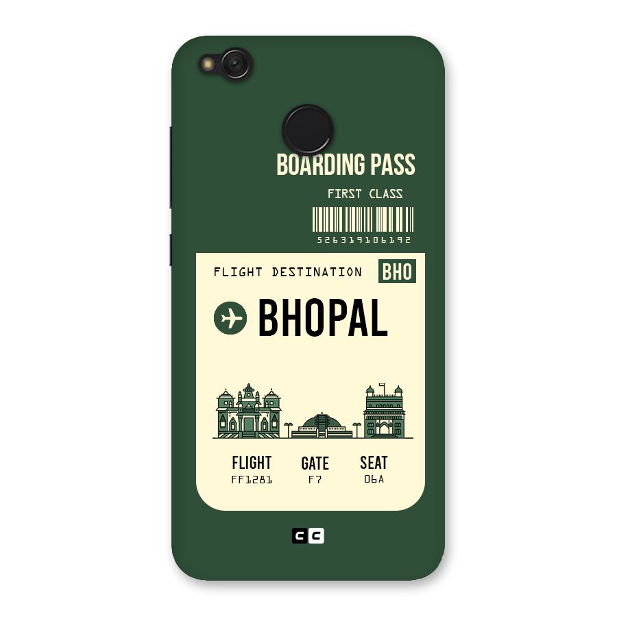 Bhopal Boarding Pass Back Case for Redmi 4