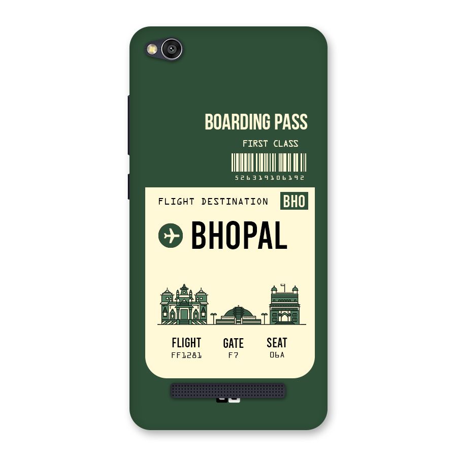 Bhopal Boarding Pass Back Case for Redmi 4A