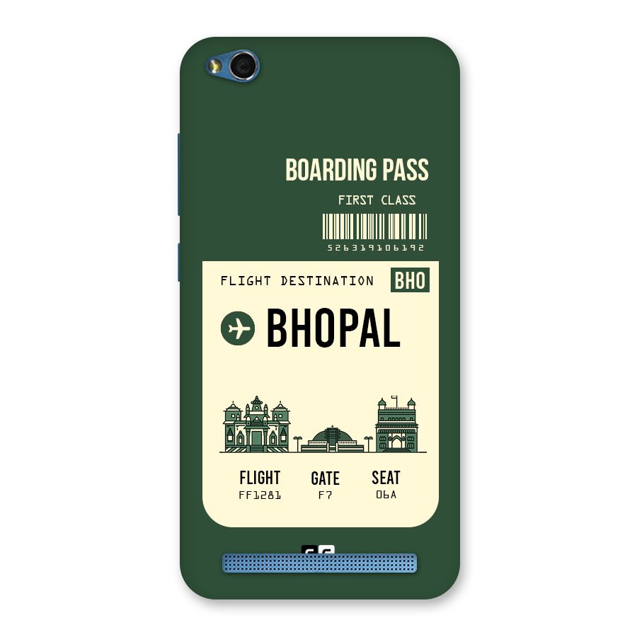 Bhopal Boarding Pass Back Case for Redmi 5A