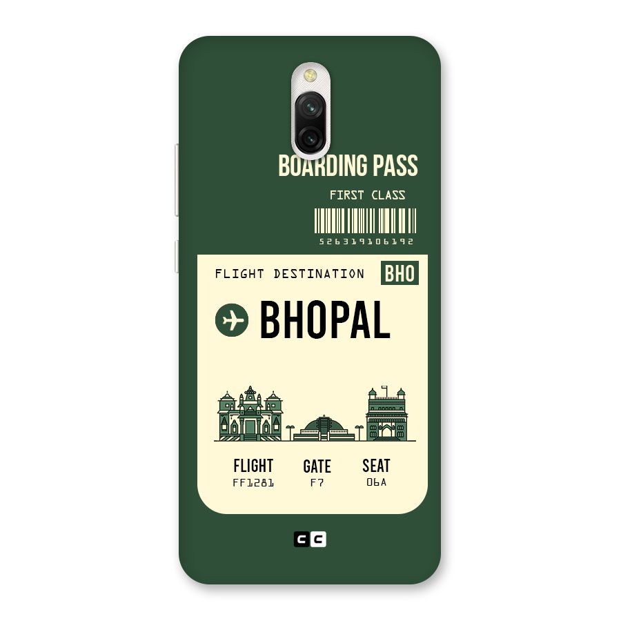 Bhopal Boarding Pass Back Case for Redmi 8A Dual