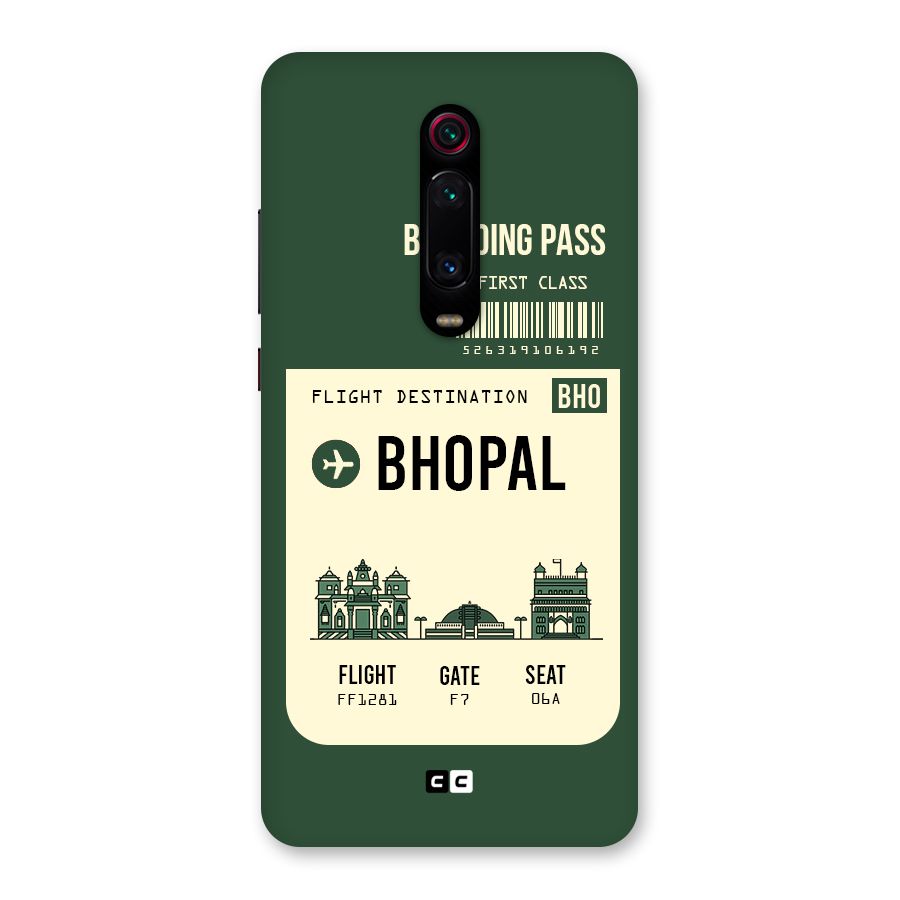 Bhopal Boarding Pass Back Case for Redmi K20 Pro