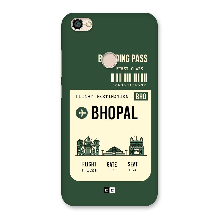 Bhopal Boarding Pass Back Case for Redmi Y1 2017