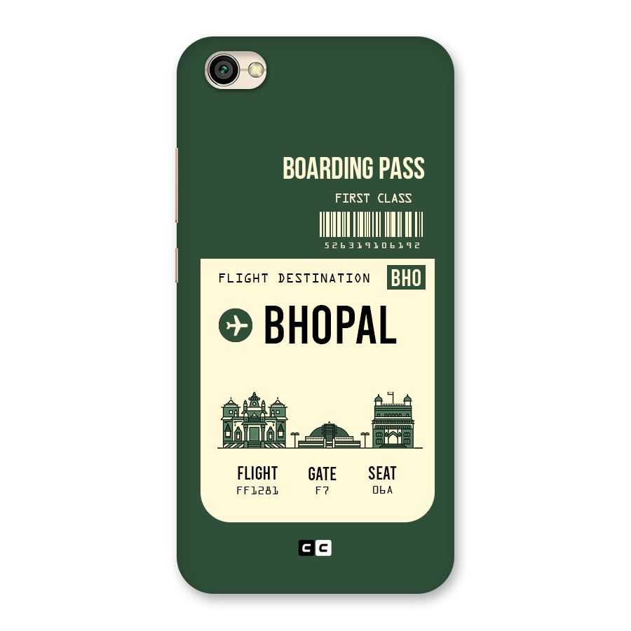 Bhopal Boarding Pass Back Case for Redmi Y1 Lite