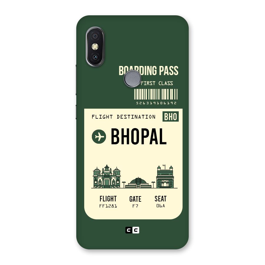 Bhopal Boarding Pass Back Case for Redmi Y2