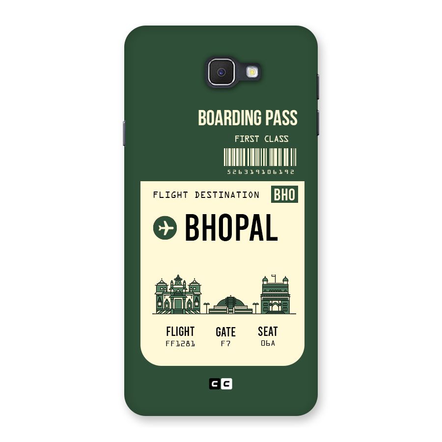 Bhopal Boarding Pass Back Case for Samsung Galaxy J7 Prime