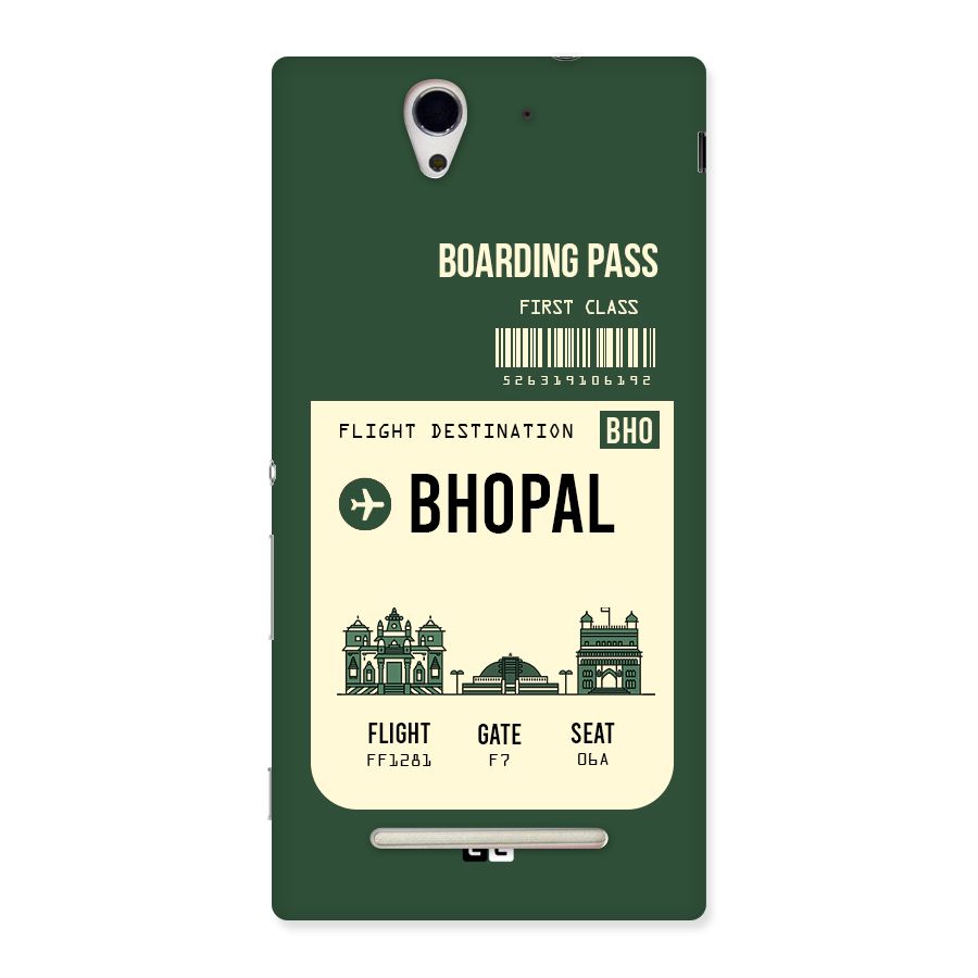 Bhopal Boarding Pass Back Case for Sony Xperia C3
