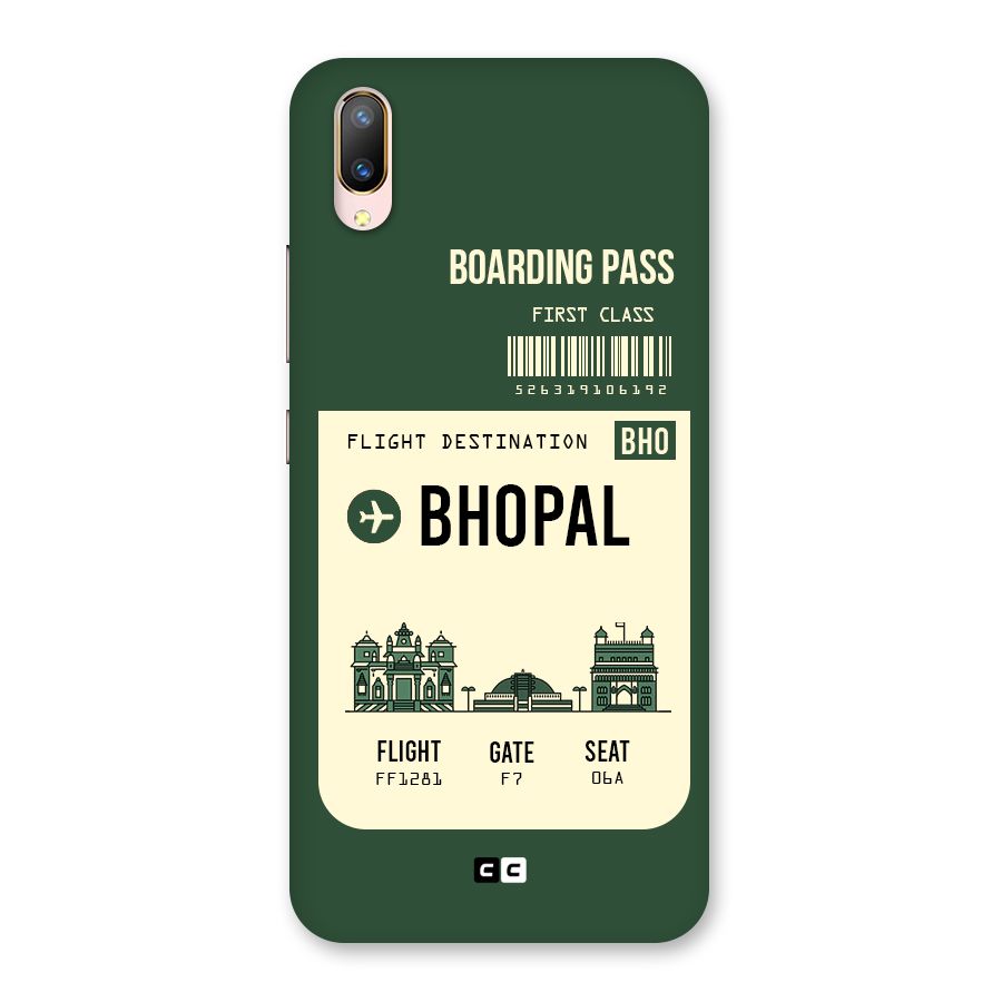 Bhopal Boarding Pass Back Case for Vivo V11 Pro