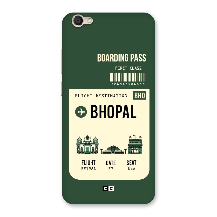 Bhopal Boarding Pass Back Case for Vivo V5