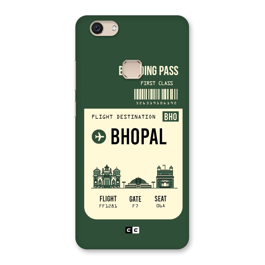 Bhopal Boarding Pass Back Case for Vivo V7