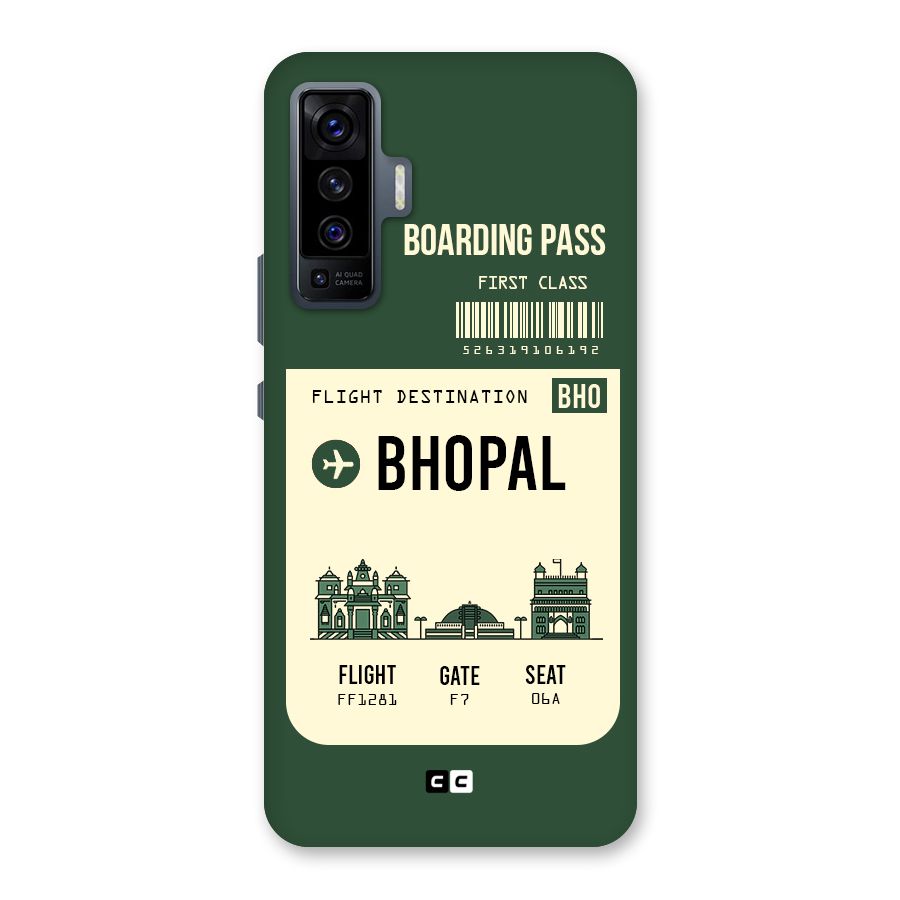 Bhopal Boarding Pass Back Case for Vivo X50