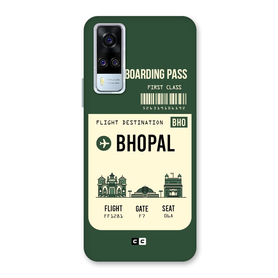 Bhopal Boarding Pass Back Case for Vivo Y31