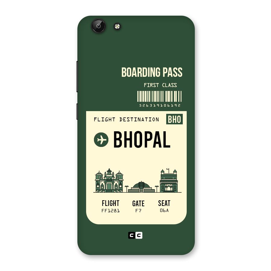 Bhopal Boarding Pass Back Case for Vivo Y69