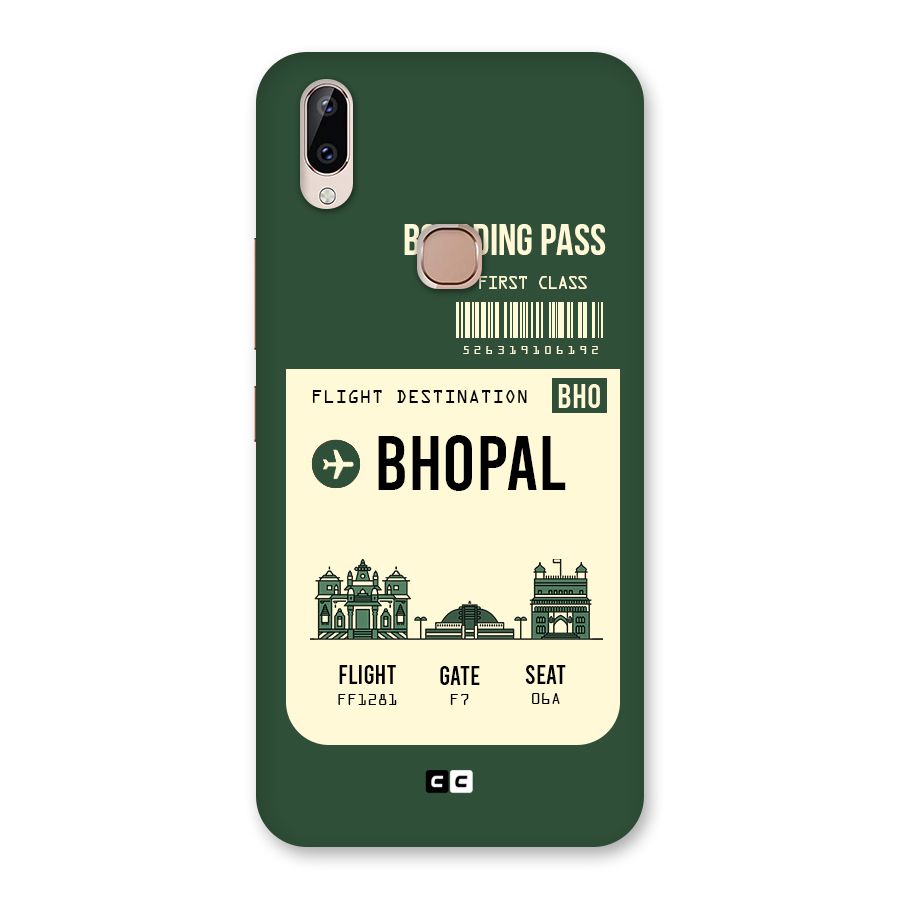 Bhopal Boarding Pass Back Case for Vivo Y83 Pro