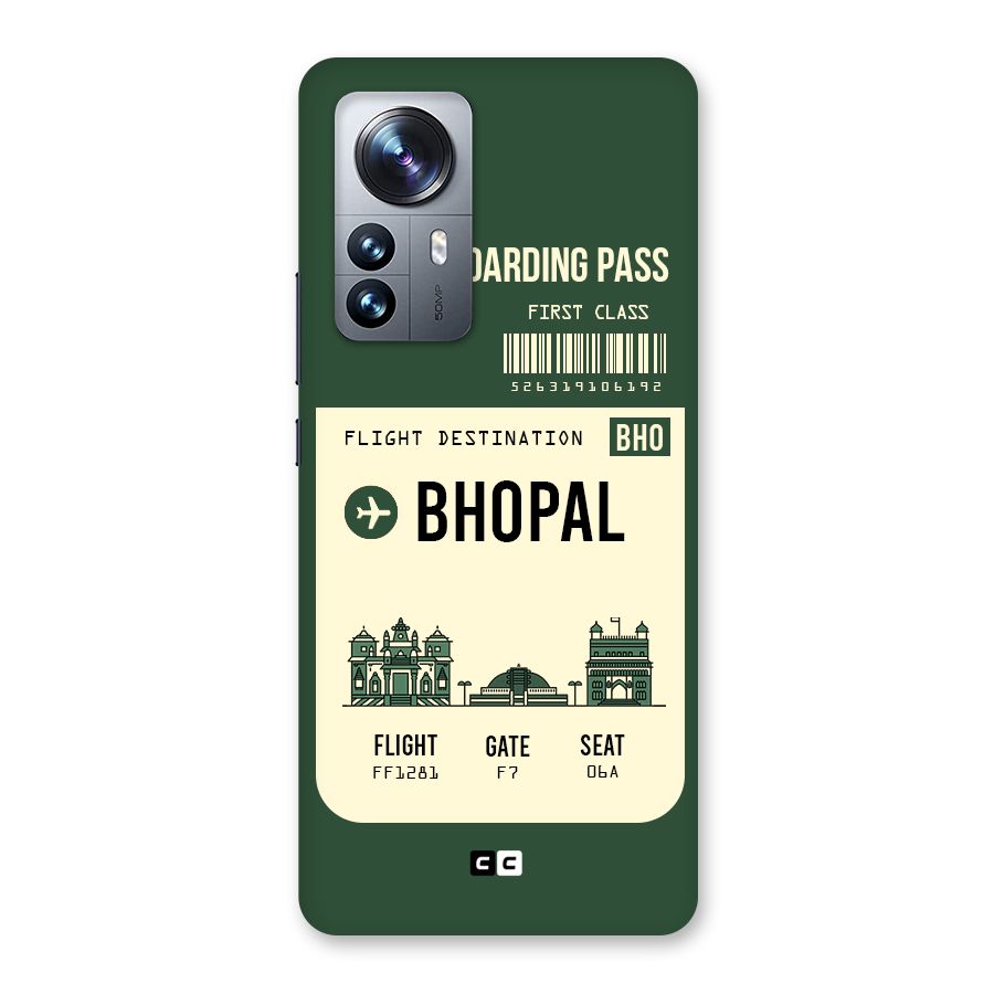 Bhopal Boarding Pass Back Case for Xiaomi 12 Pro