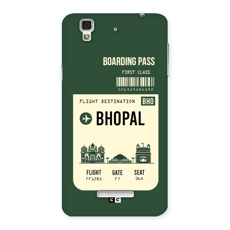 Bhopal Boarding Pass Back Case for YU Yureka Plus