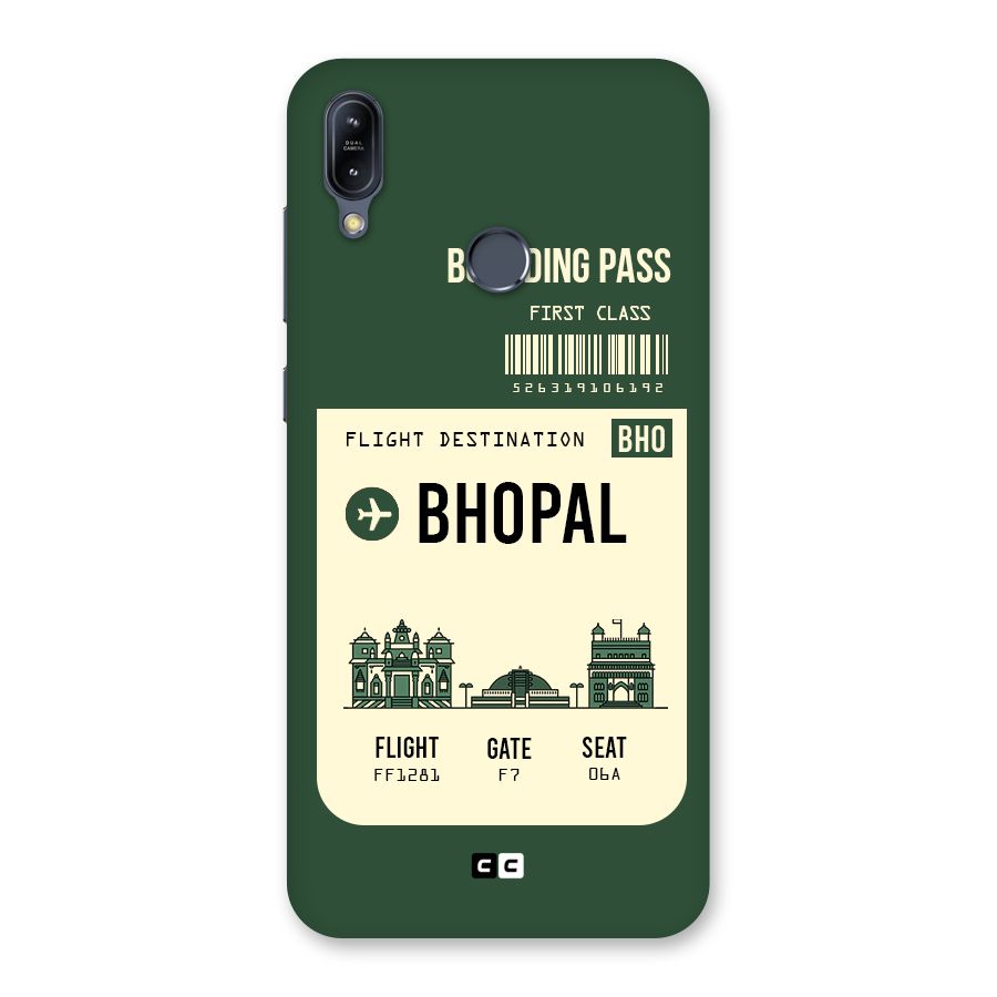 Bhopal Boarding Pass Back Case for Zenfone Max M2