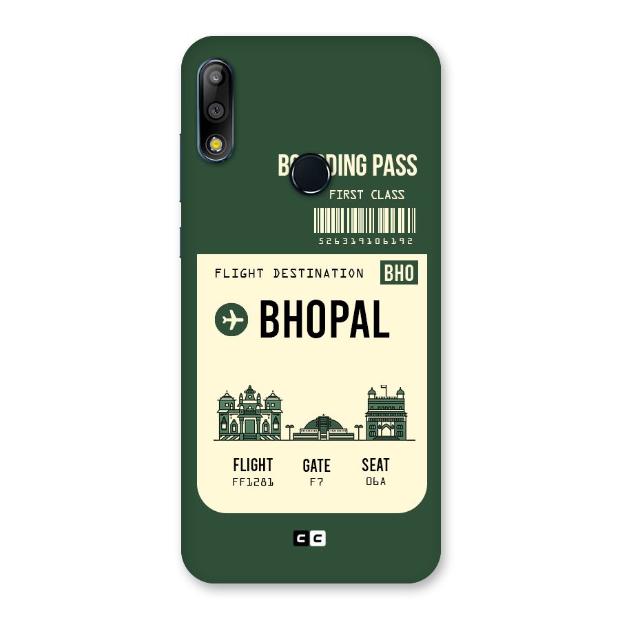 Bhopal Boarding Pass Back Case for Zenfone Max Pro M2