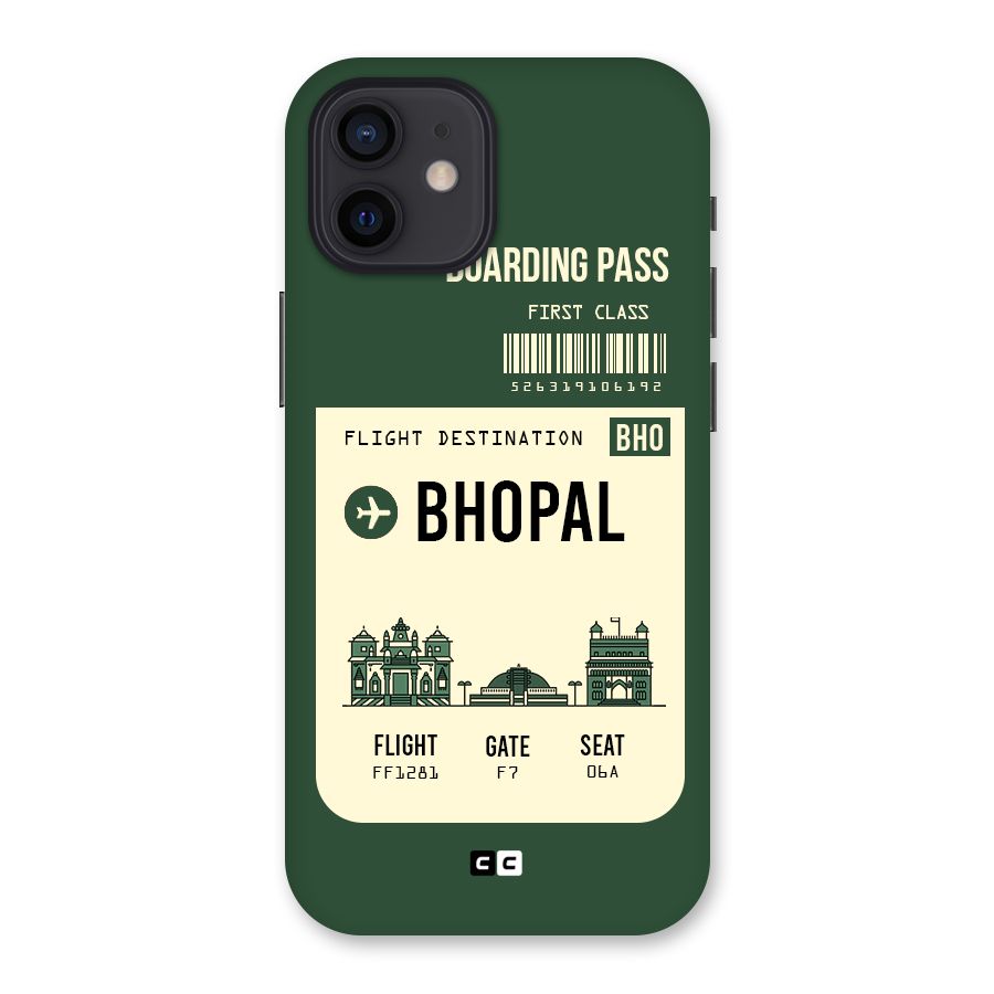 Bhopal Boarding Pass Back Case for iPhone 12