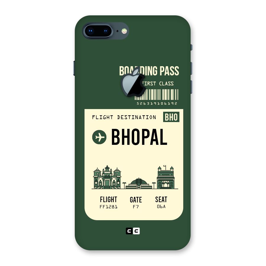 Bhopal Boarding Pass Back Case for iPhone 7 Plus Apple Cut