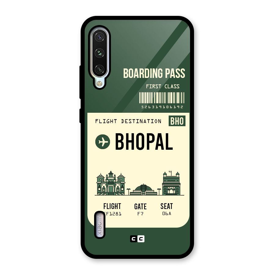 Bhopal Boarding Pass Glass Back Case for Mi A3
