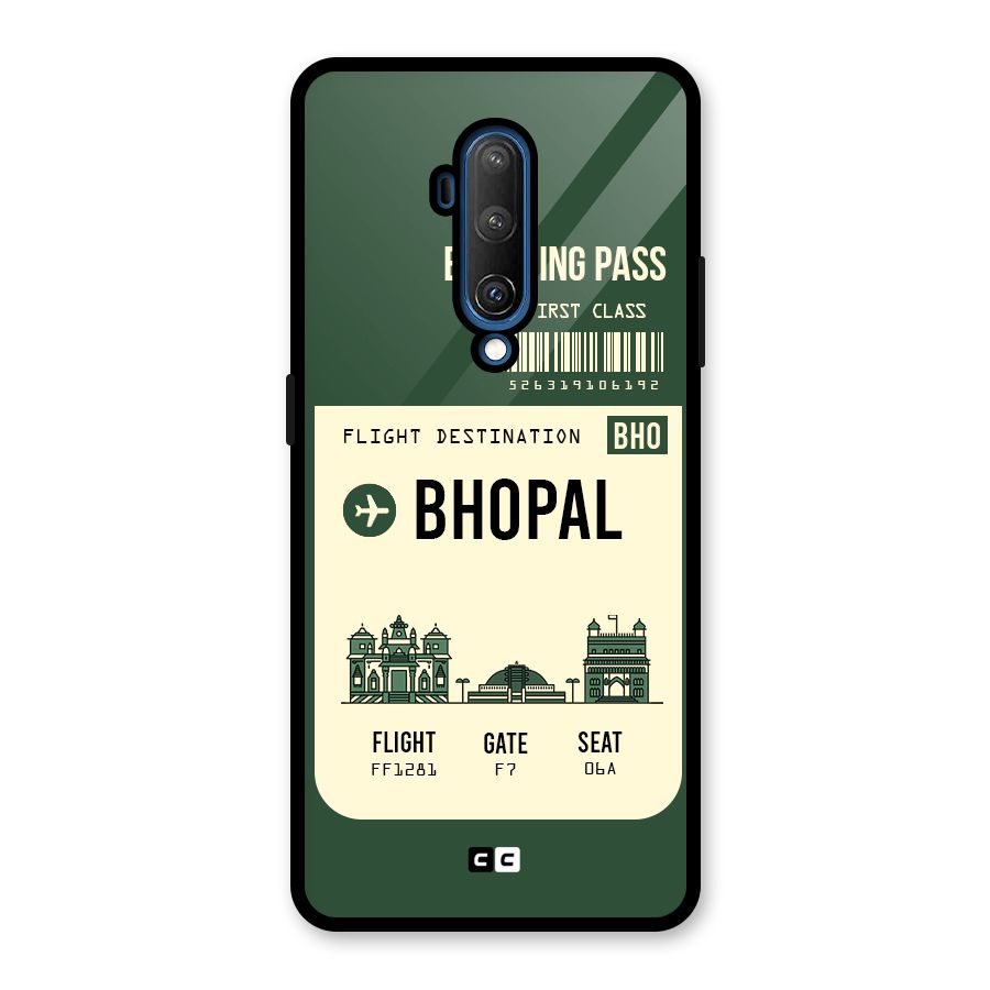 Bhopal Boarding Pass Glass Back Case for OnePlus 7T Pro