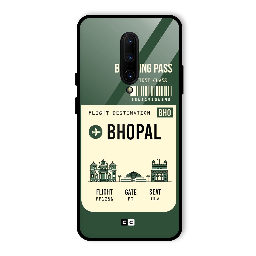 Bhopal Boarding Pass Glass Back Case for OnePlus 7 Pro