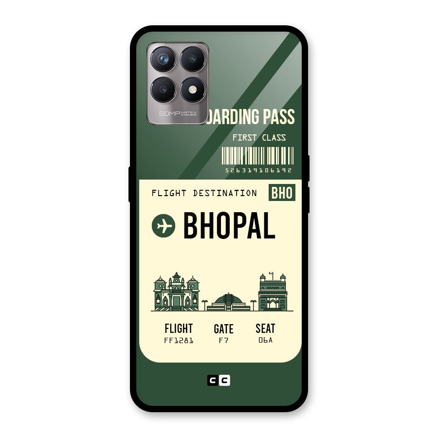 Bhopal Boarding Pass Glass Back Case for Realme Narzo 50